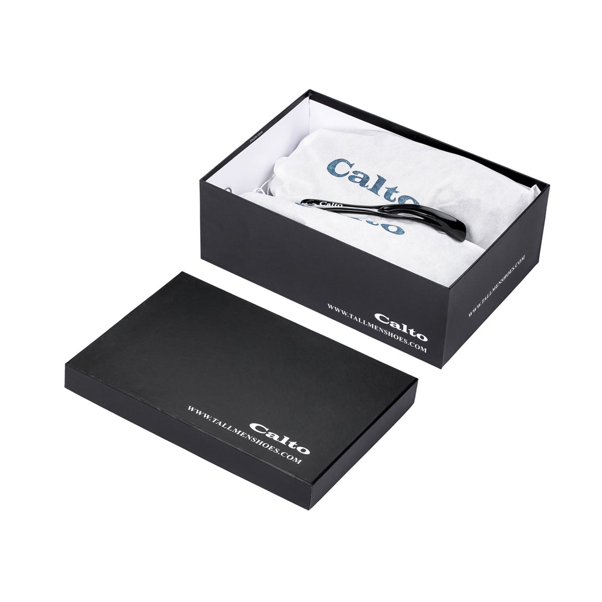 CALTO - X2321 - 2.4 Inches Taller (White/White Sole) - Lace Up Casual Sneaker - Lightweight